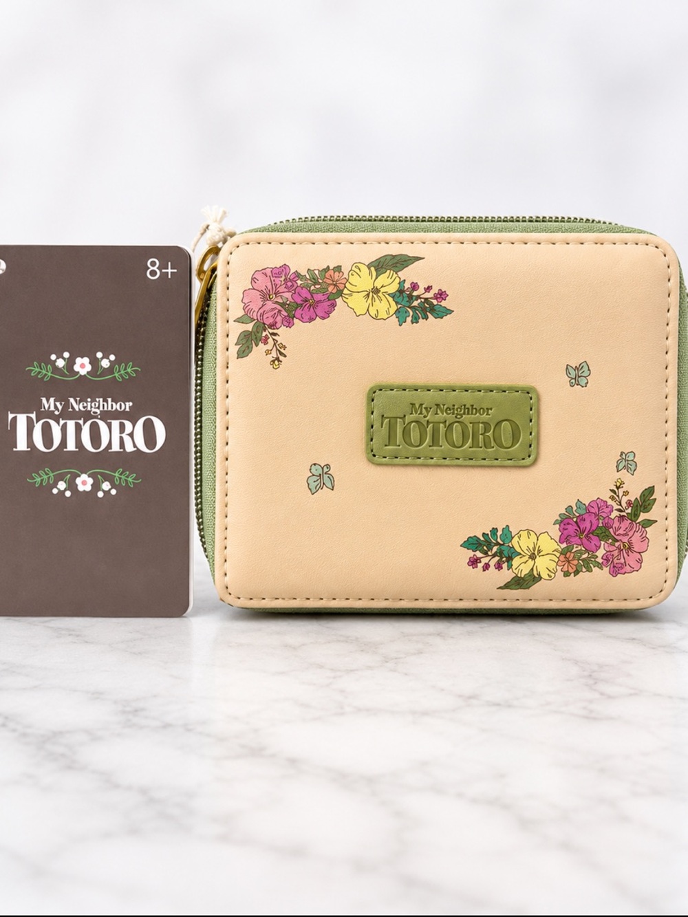 💎 Loungefly My Neighbor Totoro Floral Mini Zip Wallet NWT Studio Ghibli